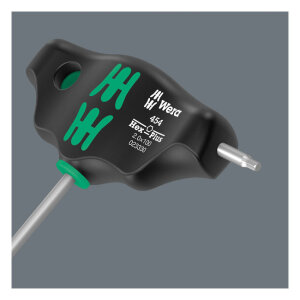 Wera screwdriver set T-handle Hex plus inches, 7 pieces