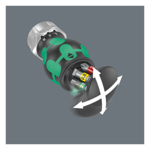 Wera Kraftform Kompakt Stubby magazin with rachet