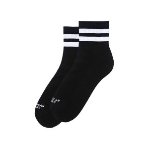 American Socks Back in black ankle high socks One size fits most; 8 cm