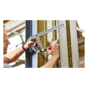 Bessey, Steel GZ Screw Clamps with 90deg foldable handle