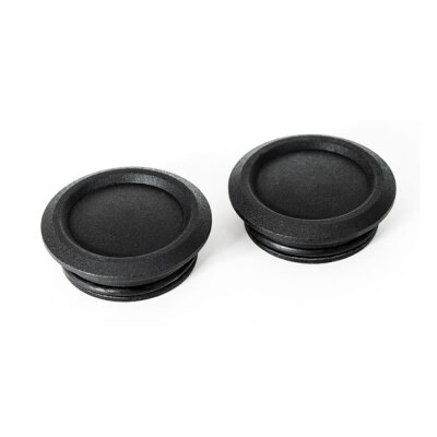 Killer Custom, Sportster S swingarm axle cover set. Black