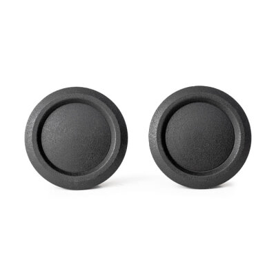 Killer Custom, Sportster S swingarm axle cover set. Black