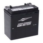 MCS, advance series - AGM sealed battery. 12v, 12ah, 220cca inkl. 7,50 Euro Batteriepfand
