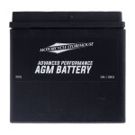 MCS, advance series - AGM sealed battery. 12v, 12ah, 220cca inkl. 7,50 Euro Batteriepfand