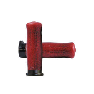 Avon Old School grips coke bottle look, red sparkle