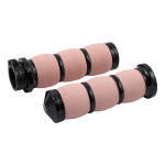 Avon, Air Cushioned grip set. Black anodized/Pink rubber