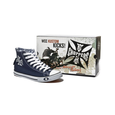 WCC Warrior hi-tops shoes navy Size 44
