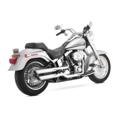Vance & Hines, 3" twin slash slip-on PCX mufflers. chrome