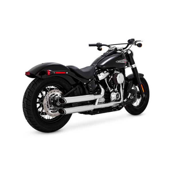 Vance & Hines, 3" twin slash slip-on PCX mufflers. chrome