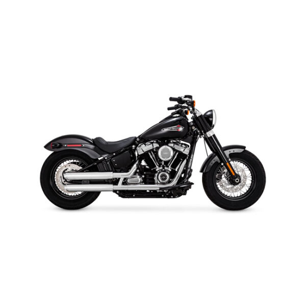 Vance & Hines, 3" twin slash slip-on PCX mufflers. chrome