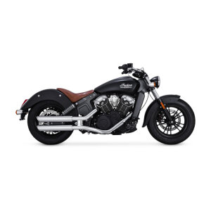 Vance & Hines Twin slash 3" slip-ons chrome