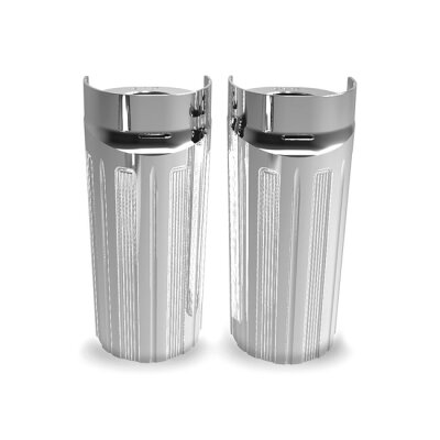 Arlen Ness, fork boots 10-Gauge +2". Chrome