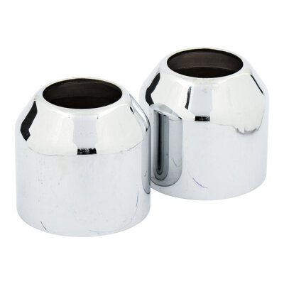 Fork boot cover, chrome