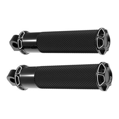 Arlen Ness, Beveled Fusion foot pegs. Black