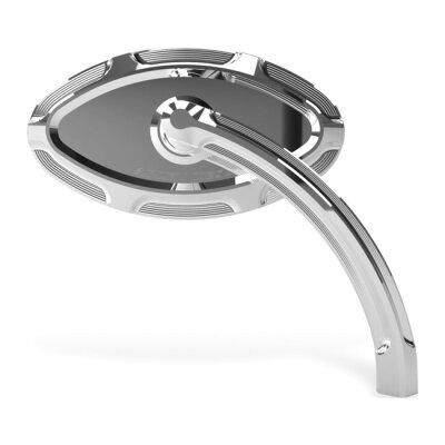 Arlen Ness, Beveled cats eye mirror chrome