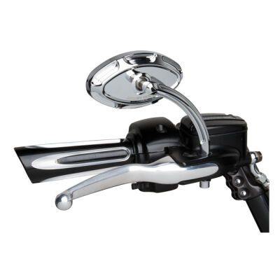 Arlen Ness, Beveled cats eye mirror chrome