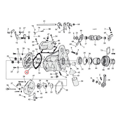 JIMS bearing, transmission trapdoor & engine balancer
