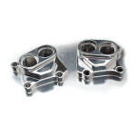 JIMS, Twin Cam billet tappet cover set. Chrome