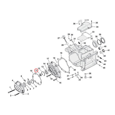 JIMS hex nut, mainshaft & countershaft
