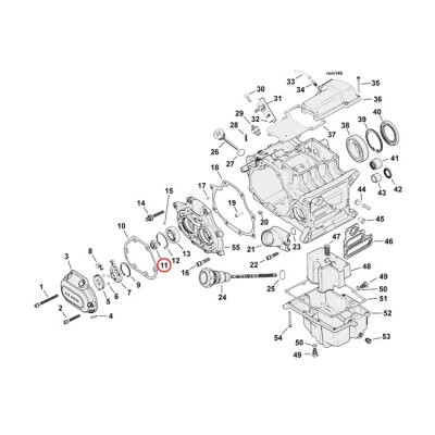 JIMS hex nut, mainshaft & countershaft