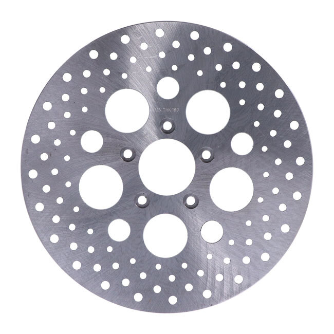 Brake rotor L/R front, 11.5" drilled stainless