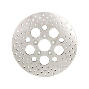 Brake rotor rear. Polished stainless drilled 11.5"