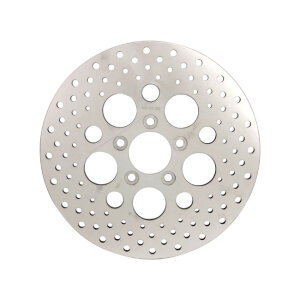 Brake rotor rear. Polished stainless drilled 11.5"