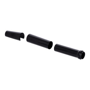 JIMS, billet A Cut Above aluminum pushrod cover kit. Black