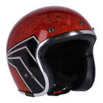 13 1/2 Skull bucket helmet flake amber Size M