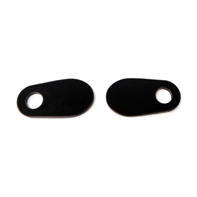Cult-Werk, turn signal mount kit. Rear. No angle. Black