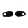 Cult-Werk, turn signal mount kit. Rear. No angle. Black