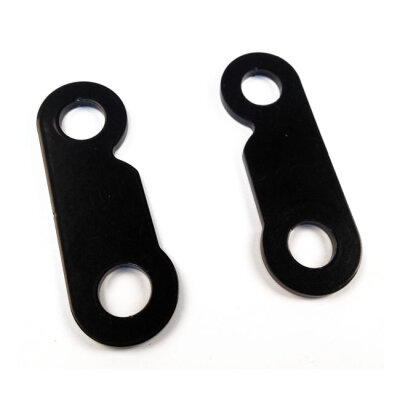 Cult-Werk, turn signal bracket set. Front. Black
