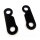 Cult-Werk, turn signal bracket set. Front. Black