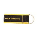 Öhlins Logo keyring black with yellow