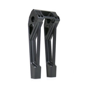 Kodlin, Fastback risers for OEM digital speedo. 10". Black