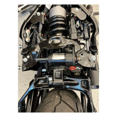 Kodlin, M8 15mm rear lift / shock extension. Black