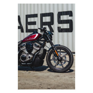 Cult-Werk, air cleaner cover Slotted. Gloss black