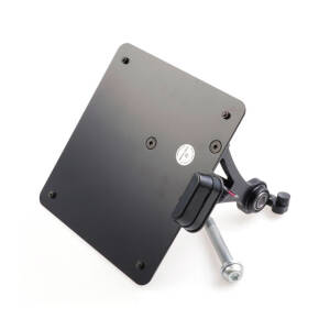 Cult-Werk, side mount license plate bracket, black. Germany