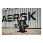 Cult-Werk, side mount license plate bracket, black. Germany