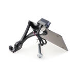 Cult-Werk, side mount license plate bracket, black. Switzerl