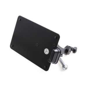 Cult-Werk, side mount license plate bracket, black. NL