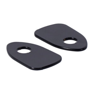 Cult-Werk, Nightster turn signal mount cover plates. Black