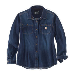 Carhartt Midweight female denim shirt Size L