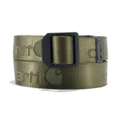 Carhartt Nylon Webbing Ladder Lock Belt Army Green Size L