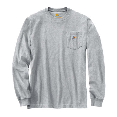 Carhartt Pocket long sleeve heather gray Size 2XL
