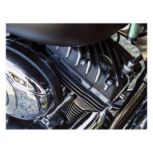 EMD, Twin Cam Snatch rocker cover set. Black Cut