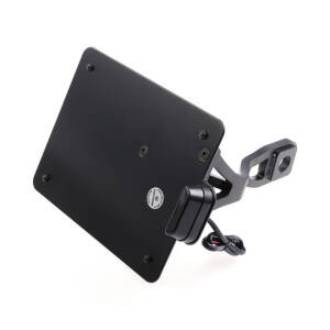 Cult-Werk, side mount license plate bracket black. AU