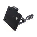 Cult-Werk, side mount license plate bracket black. CH
