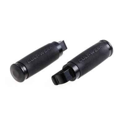 Cult-Werk, foot pegs Racing. Gloss black