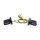 Cult-Werk, Shorty front turn signal kit. Black